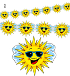 Sol Med Solbriller Guirlande