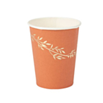 Bladgren Papkrus Terracotta/Guld