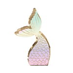 Havfrue Servietter Pastel/Guld