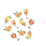 Cocktail Citrus Bordkonfetti Orange/Gul