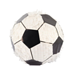 Fodbold Piñata Sort/Hvid