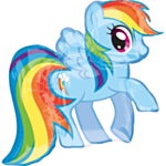 My Little Pony® Rainbow Dash Folieballon