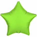 Neon Stjerne Folieballon Grøn