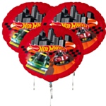 Hot Wheels® Rund Folieballon Rød