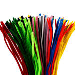 Chenille Piberensere Multifarvede