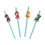 Paw Patrol® Papirsugerør Blå