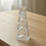 Juletræ Glas Lysestage Klar