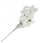 Kunstig Kirsebærblomst Gren Hvid