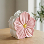 Blomst Porcelænsvase Lyserød