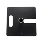Tung Jern Baseplade Sort 38 X 38 cm