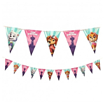Paw Patrol® Vimpelguirlande Lyserød