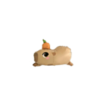 Capybara Folieballon Med Græskar