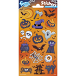 Halloween Klistermærker Græskar/Flagermus