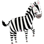 Zebra Folieballon