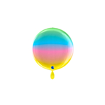 Regnbue Kugle Folieballon