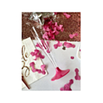 Plast Champagneglas Pink Fod