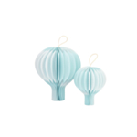 Varmluftsballon Honeycomb Lyseblå