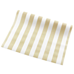 Stribet Bordløber Beige