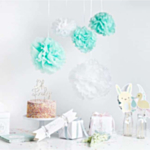 Pom Pommer Loftdekoration Mint/Hvid