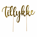 Tillykke Kagetopper Guld