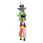 Animeret Tredobbelt Horror Klovnfigur
