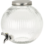 Rillet Glas Drikkedispenser