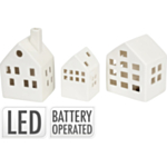 Keramikhuse Med LED Hvid