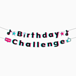 Birthday Challenge Guirlande