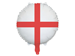 Rund England Flag Folieballon