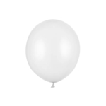 Metalliske Latexballoner Pure White 43 cm