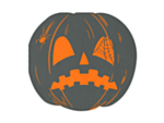 Halloween Servietter Græskar Sort/Orange