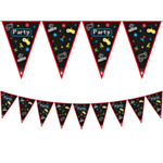 Gaming Party Flagbanner Sort