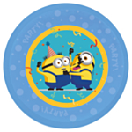 Minions® Genanvendelige Plasttallerkner Blå