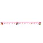 Disney Princess® Happy Birthday Papirbanner Lyserød