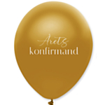 Årets Konfirmand Balloner Guld