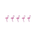 Flamingo Guirlande Lyserød