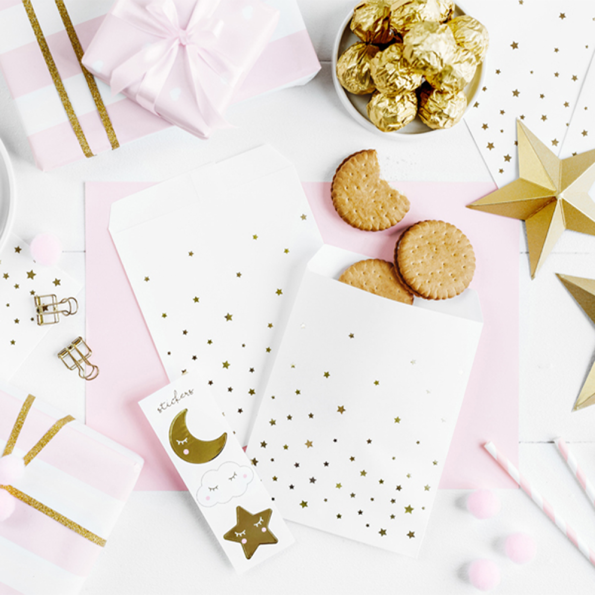 Borddækning til Barnedåb | Køb pynt til enhver anledning på Luxit.dk