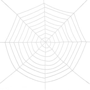 Spindelvæv til Halloween