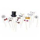 Bryllup Photo Booth Selfie Props