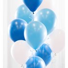 Ballonbuket Lyseblå