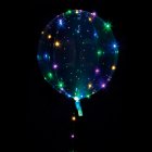 Rund Klar Multifarvet LED Ballon