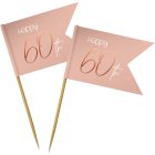 60 Års Cocktailpinde Lush Blush