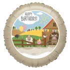 Bondegård Happy Birthday Folieballon