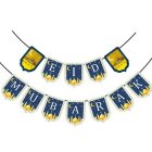 Eid Mubarak Guirlande Guld/Blå