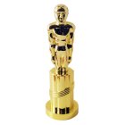 Plastik Statue Guld