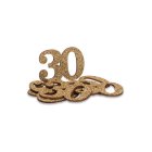 30 Års Bordkonfetti Guld