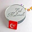 Eid Mubarak Runde Kagetoppe Sølv