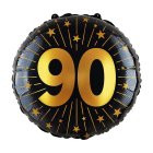 90 Års Golden Celebrations Folieballon