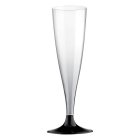 Tynde Champagneglas Sort