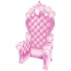 Prinsesse Trone Photobooth Lyserød
